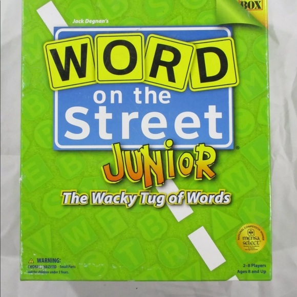 Word on the street Jr Board Game Open Box NEW Factory Sealed Pieces Wacky Words - Picture 1 of 7